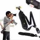Rapid Camera Single Shoulder Black Belt Strap Sling SLR DSLR Camera Profess I6T9