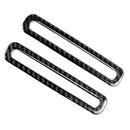 2x Carbon Fiber Air Vent Outlet Frame Cover Trim For Ford 2015-2017