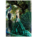 5D DIY Cross Stitch Painting Diamond Peacock Beauty Home Wall Decor