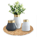 4Pc Natural Water Gourd Woven Placemat Round Woven Rattan Table Mat Water G