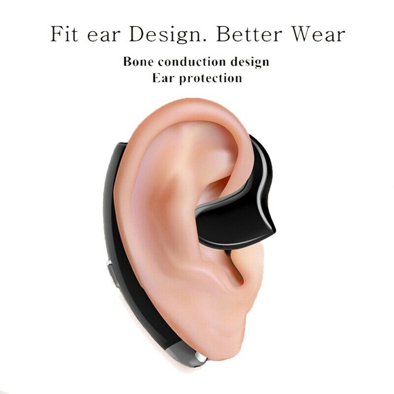 Bone Conduction Wireless Bluetooth Business Headphones Sport Stereo EarpieceP6F2