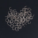 100pcs Fishing U Shaped Ring Baits Lure Tool Stainless Steel Tackle Accessories