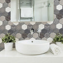 5X(Waterproof Pvc Subway Kitchen Backsplash Tile Peel And Stick Self Adhes B2A4)