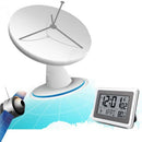 Atomic Digital Wall Clock, Large Lcd Display, Battery Operated, Indoor Temp