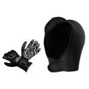 Neoprene Wetsuit Hood Cap with Gloves for Scuba Diving Surfing Kayak Sailing