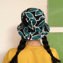 Tropical Leaf Wind Fisherman Hat Unisex Outdoor Sun Protection Sun Visor Do