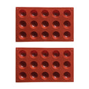 2x Half Ball Sphere Silicone Cake Mold Muffin Chocolate Cookie Baking Mould DIY