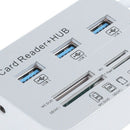 Mini USB C Hubs 3.0 Multifunction USB Type-C With 3 Ports SD/TF Card Reader H6X8