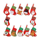 Christmas Mixed Set Mini Stockings, 12pcs W2K8