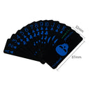 High Quality Plastic New Poker Size Playing Cards 1PC Mini Blue + Green
