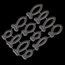 Fish school Metal Cutting Dies For DIY Scrapbooking Card Paper AlbumME