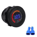 DC 12V Car Motorcycle Boat LED Digital Voltmeter Panel Volt Meter Monitor Ga Hn