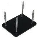 Chrome Elecctric GUITAR Neck Plate With Screws For  Strat Guitar