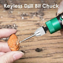 Aluminum Quick Change Keyless Drill Bit Chuck 0.3-6.5mm Shank Adapter Converter