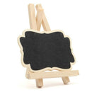 10Pcs Mini Wooden Blackboard Message Chalkboard Table Number Wedding Party