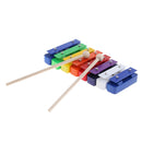 Novelty Wood Children Hand Percussion Toys 8 Tones Xylophone Sound Brick