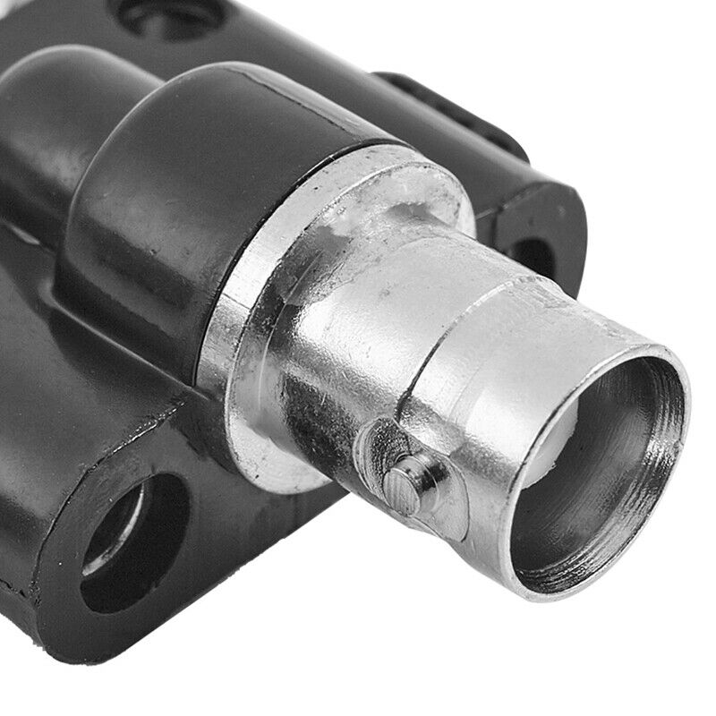 Audio Speaker Cable Connector BNC Female to 4mm Dual Banana Plug Black L7L5