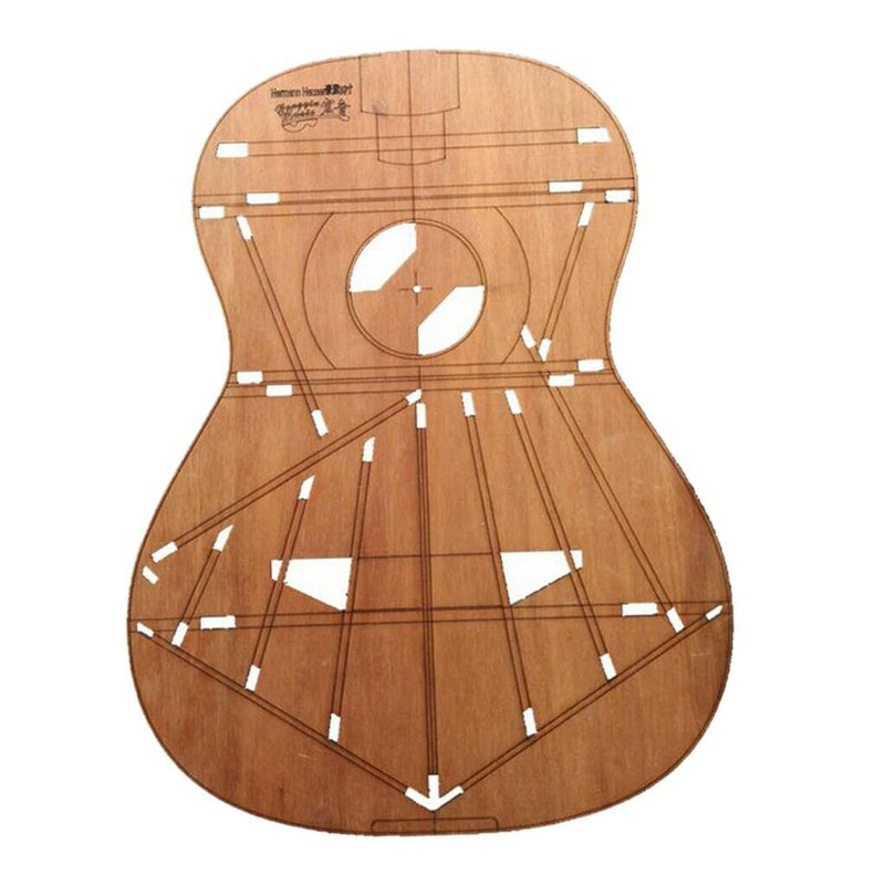 39 Inch Classical Guitar Body Template for Hermann Hauser Guitar, Thick