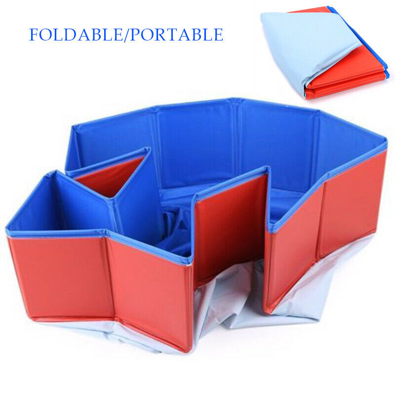 Pet Bathtub Summer Foldable Dog Cat Swimming Pool PVC Dogs Clean Bathing Tu 3C
