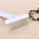 Pet Dog Cat Long Thick Hair Shedding Remove Grooming Tool Rake Comb Brush ES