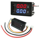 Utility LED Display DC 0~100V 10A Dual Digital Voltmeter Amp Volt Meter Ammeter
