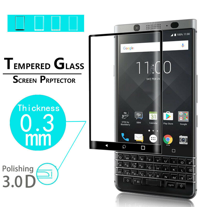 1pc Anti-Shatter Full Cover Tempered Film Screen Protector For Blackberry Keyone