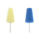 2Pcs Polishing Wheel Cone Shaped Buffing Pads Car Cleaning Brush Grinders Blue