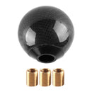 Carbon Fiber Shift Knob Gear Shifter Knobs Round Ball Stick Shifter Black