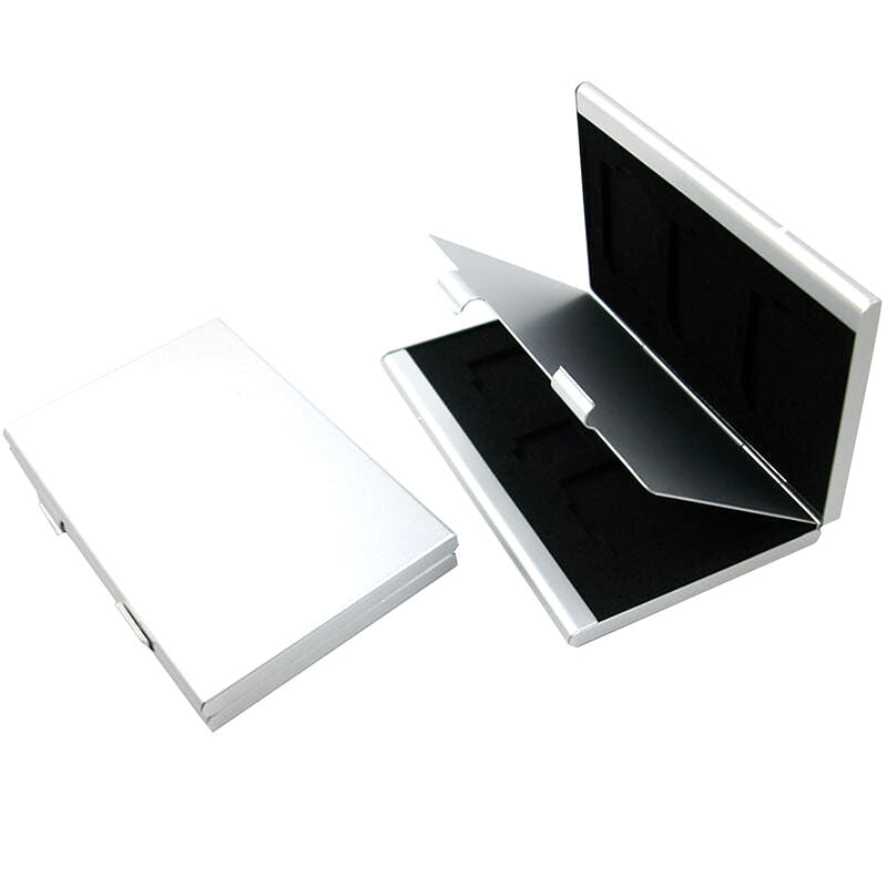 New.Metal Aluminum Micro SD TF MMC Memory Card Storage Box Protecter Case Holder
