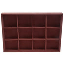 Pink Velvet Jewelry Ring Display Organizer Case Tray Holder Necklace Earrin