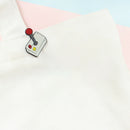 Game Machine Pins Cartoon Lapel Shirt Brooch Kids Jewelry Gift (Style 3) A