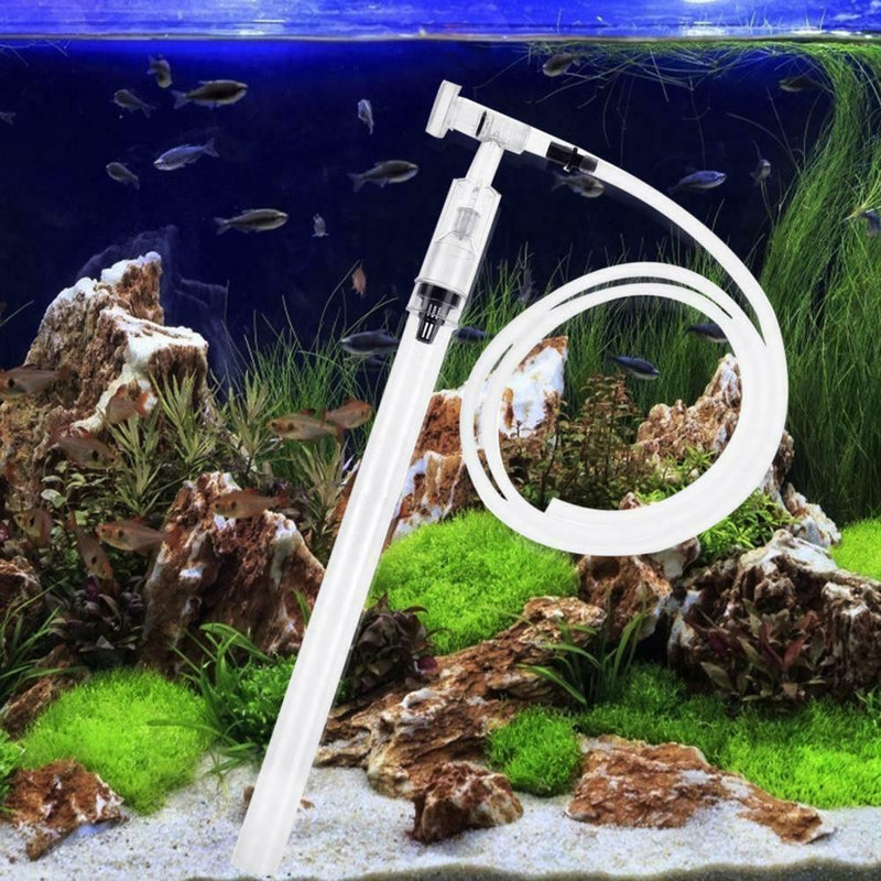 Practical Aquarium Fish Tank Vacuum Water Exchanger Gravel Vacuum Cleaner