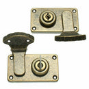 2pcs Iron Guitar Instrument Case Latches Box Buckles With Screws & 1 Keys G C9R2