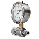 Stainless Steel Pressure Washer Pressure Gauge 6000PSI/40MPa 3/8in Fitting