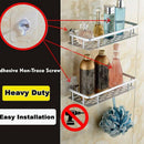 Shelf Shower Shelf Adhesive Aluminum Shower Caddy For Shampoo Holder Kitche I9E1