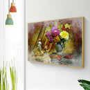 Flower 5D DIY Full Round Drill Diamond Painting Mosaic Cross Stitch (C1368)