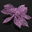 Decoration for Christmas Tree - elegant 13cm Sequin Flowers Suspended with  A9S6