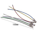 7Pcs Iridescent Stainless Steel Wire Ropes Key Ring Carabiner Key Hanging C