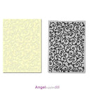 1pc Flower Vine Plastic Embossing Folder Template For Scrapbooking DIY