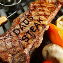 DIY BBQ Branding Iron with 55 Changeable Letters Barbecue Tool AccessoriesS Hn