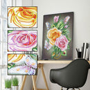 5D DIY Special Shaped Diamond Painting Flower Cross Stitch Mosaic Kit Decor
