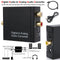 Digital Coaxial Optical to Analog RCA L/R Audio Converter Adapter with Aux 3.5mm