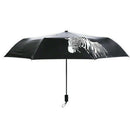 Folding Portable Umbrella Color Changing Zebra Umbrella Anti-Uv Sunshade Ra