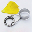 7Pcs Fishing Rod Guides Tip 7 Sizes Telescopic Tip Repair Kit Line Rings Ey