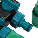 Garden Hose Splitter Water Pipe 4 Way Tap Garden Tap Connector 4/7 Mm Crane Y8T9