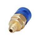 Oil/Dye Injector 30Ml 1 Oz with Low Side Quick Coupler Adapter 1/4 SAE R134 E3S6