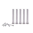M6x50mm Flat Head 304 Stainless Steel Clevis Pins 5 Sets