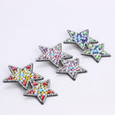 3pcs Full Drill Diamond Painting Hair Clip Stars DIY Rhinestone Hairpins