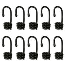 5x 2x Plastic Coated Steel Spiral Wire Hooks For Bungee Shock Cord