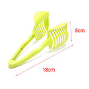 Kitchen  Lemon Clip Tomato Potato Slicer Holder Fruits Vegetables Cutter Too Bj